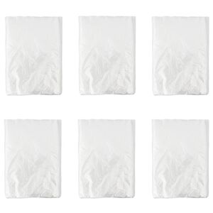 vidaXL Foglio antipolvere 6 pz Trasparente 400 x 500 cm HDPE