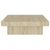 vidaXL Tavolino da Salotto Rovere Sonoma 90x90x28 cm Legno Multistrato