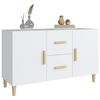 vidaXL Credenza Bianca 100x36x60 cm in Legno Multistrato