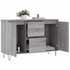 vidaXL Credenza Grigio Sonoma 101,5x35x70 cm in Legno Multistrato