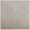 vidaXL Tappeti per area Quadrato HUARTE Beige 240 x 240 cm Poliestere