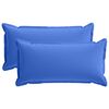 vidaXL Federa 2 pz HOUTEN Blu Reale 40 x 80 cm Poliestere