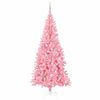 vidaXL Albero di Natale con 300 LED con supporto Rosa 240 cm PVC