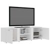 vidaXL Mobile Porta TV Bianco 120x34x37 cm in Legno Multistrato