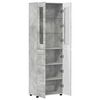 vidaXL Credenza con lo scaffale FLORIN Grigio cemento 60 x 35 x 182 cm