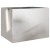 vidaXL Fioriera Argento 62x47x46 cm in Acciaio Inox