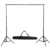 vidaXL Kit per Studio Fotografico con Set Luci, Fondale e Riflettore