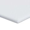 vidaXL Topper per materasso Bianco 90 x 190 cm Tessuto Jacquard