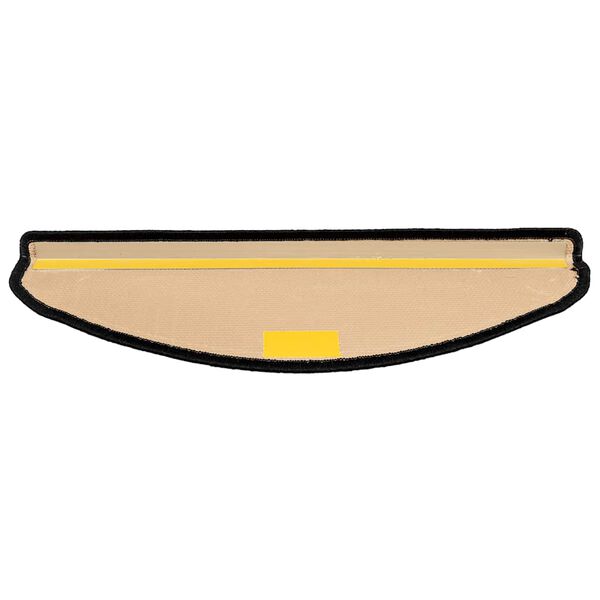 vidaXL Tappetini Autoadesivi per Scale 15 pz Nero e Grigio 65x21x4 cm