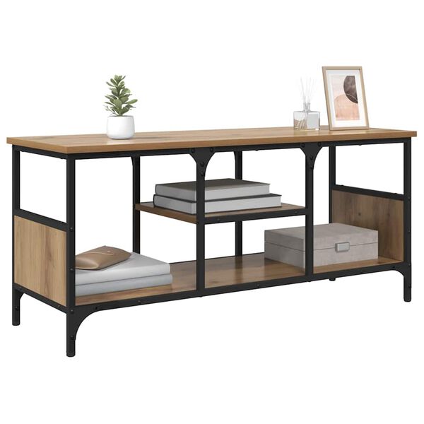 vidaXL Mobile TV Rovere artigianale 100 x 35 x 45 cm