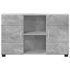 vidaXL Credenza con porta FLORIN Grigio cemento 88,5 x 30,5 x 55,5 cm