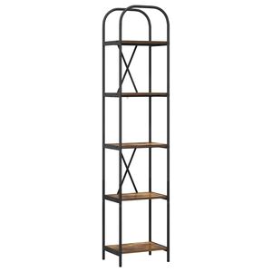 vidaXL Libreria 5 livelli 40 x 30 x 183 cm Legno ingegnerizzato