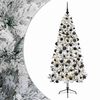 vidaXL Albero di Natale artificiale con palline 210 cm 300 LED