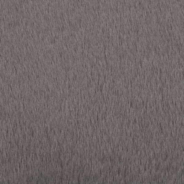 vidaXL Tappeto 80 cm Pelliccia di Coniglio Sintetica Grigio Scuro