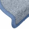 vidaXL Tappetini per scale 15 pz 65x24x4 cm Grigio chiaro e blu Semicircolari Grandi