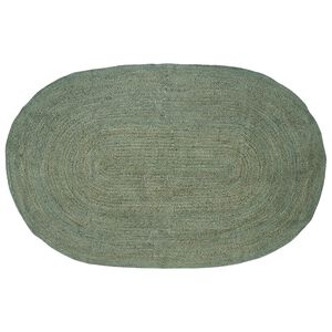 vidaXL Tappeti per area Verde Oliva 152 x 245 cm Juta