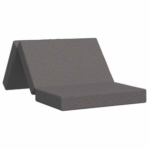vidaXL Divano Letto Pieghevole 100 x 67 x 45 cm Grigio Chiaro