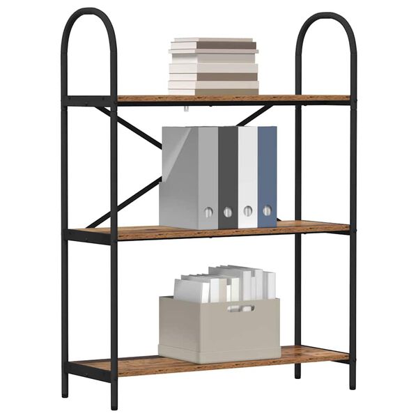 vidaXL Libreria Legno vecchio 80 x 30 x 109 cm Legno multistrato