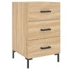 vidaXL Comodino Rovere Sonoma 40x40x66 cm in Legno Multistrato