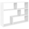 vidaXL Scaffale da parete A parete Bianco 95 x 20 x 69,5 cm
