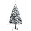 vidaXL Albero di Natale artificiale preilluminato Verde 400 cm PVC