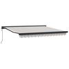 vidaXL Tenda retrattile Grigio chiaro e bianco 450 &times; 300 cm