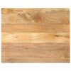 vidaXL Piano per Tavolo 90x80x3,8 cm Rettangolare Legno Massello Mango