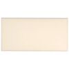 vidaXL Pannelli Murali 12 pz Crema 30x15 cm Velluto 0,54 m&sup2;