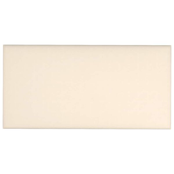 vidaXL Pannelli Murali 12 pz Crema 30x15 cm Velluto 0,54 m&sup2;