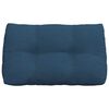 vidaXL Cuscino per Schiena Blu 80 x 24 x 50 cm Tessuto