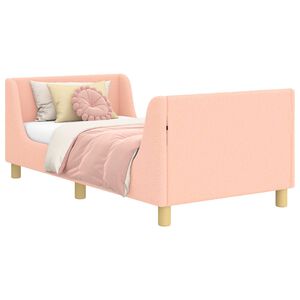 vidaXL Struttura letto bambini con testata Rosa 80 x 160 cm