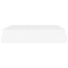 vidaXL Struttura letto con materasso con materasso 2 pcs Bianco PVC