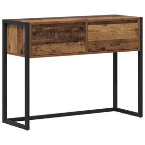 vidaXL Tavolino Legno vecchio 100 x 36 x 75 cm Legno ingegnerizzato