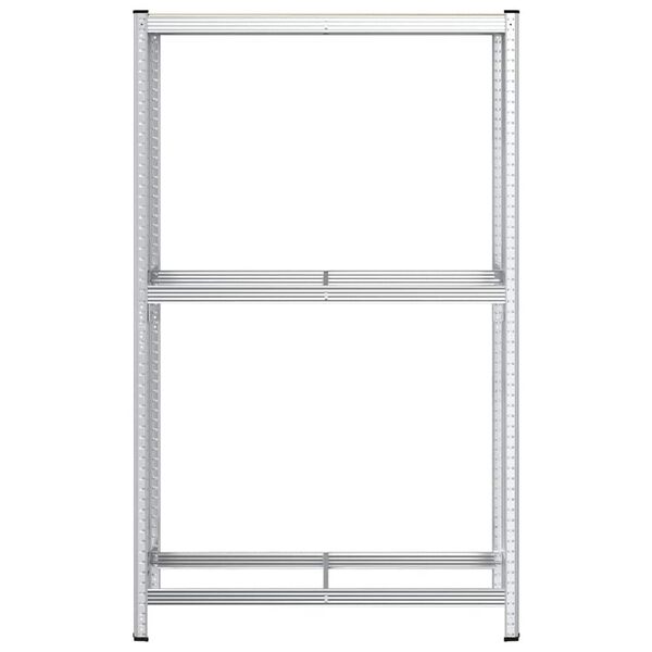 vidaXL Ripiano Pneumatici a 2 Strati 110x40x180cm Acciaio e Truciolato