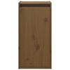 vidaXL Pensili 2 pz Marrone ambra 80x30x35cm in Legno Massello di Pino