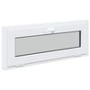 vidaXL Finestra Seminterrato RISOR 100x40 cm Tilt 3 Vetri Bianco