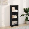 vidaXL Libreria Nera 40x24x109 cm in Truciolato