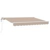 vidaXL Tenda Retrattile Beige 300 x 200 cm Tessuto