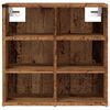 vidaXL Scarpiere 2 pz Legno Antico 52x30x50 cm