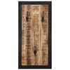 vidaXL Appendiabiti 40x2x80 cm in Legno Massello Grezzo di Mango