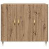 vidaXL Credenza Rovere artigianale 90 x 34 x 80 cm Legno multistrato