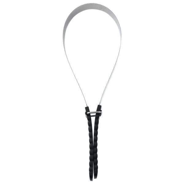 vidaXL Lama di Spargimento Doppio Lato Argento in Acciaio Inox