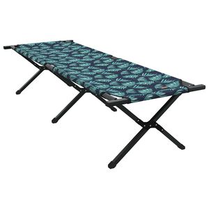 vidaXL Letto da campeggio pieghevole Foglia Foresta 193 x 69 x 45 cm