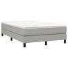 vidaXL Struttura Letto a Rete a Molle Grigio Chiaro 120x200 cm Tessuto