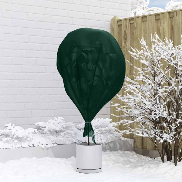 vidaXL Fleece per Piante di Protezione dal Gelo Verde 20 x 3,2 m