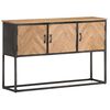 vidaXL Credenza 120x30x75 cm in Legno Massello di Acacia