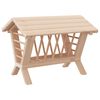 vidaXL Mangiatoia per Conigli 44x33x33 cm in Legno Massello di Abete