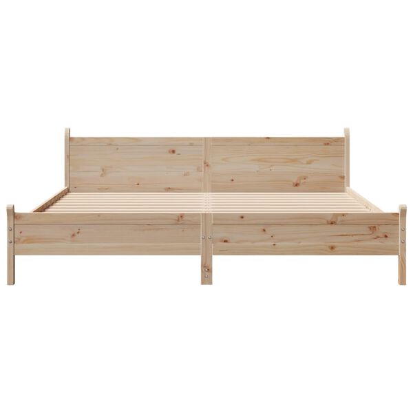 vidaXL Letto senza Materasso 180x200 cm in Legno Massello di Pino