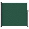 vidaXL Tenda da Sole Laterale Retrattile Verde Scuro 180x600 cm