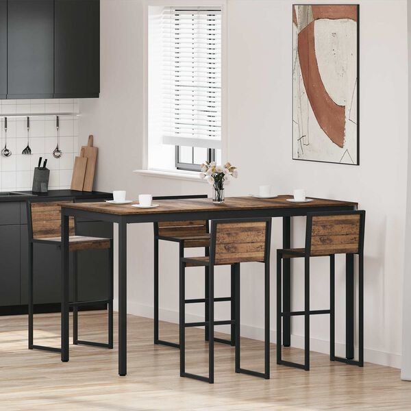 vidaXL Tavolo Bar a Pianta Legno multistrato